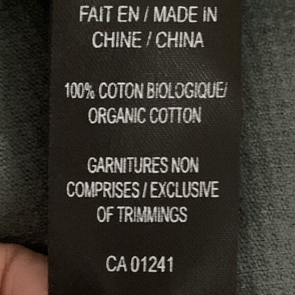 Le 31 Par Simons Overshirt Shacket Men L Green Long Sleeve Vision Organic Cotton - Picture 5 of 16